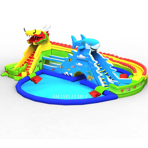 Commercial Outdoor Inflatable Water Park AMWP4