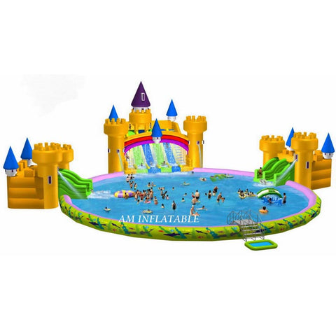 Inflatable Water Park With Swimming Pool AMWP5