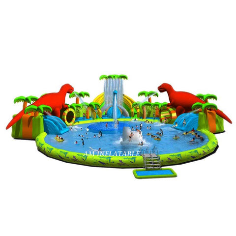 Attractive Inflatable Commercial Water Slide Pool Water park AMWP3