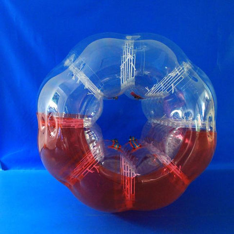 Half Red TPU Bubble Ball
