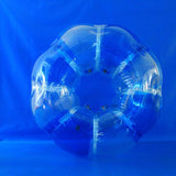 Striped Blue Inflatable Bubble Football