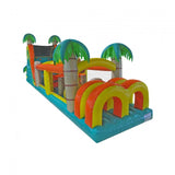60ft Inflatable Tropical Obstacle Course