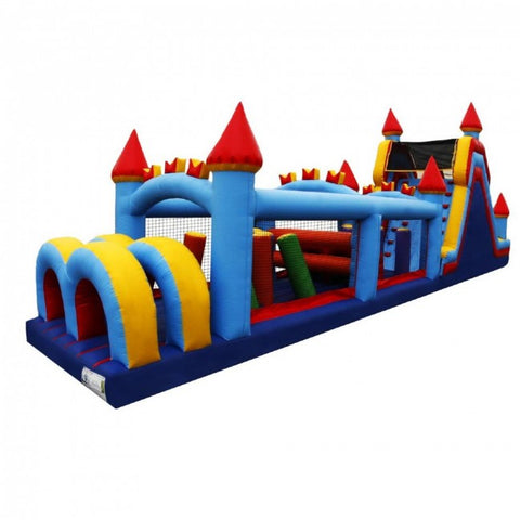 60ft Inflatable Castle Obstacle Course