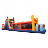 60ft Inflatable Sports Obstacle Course
